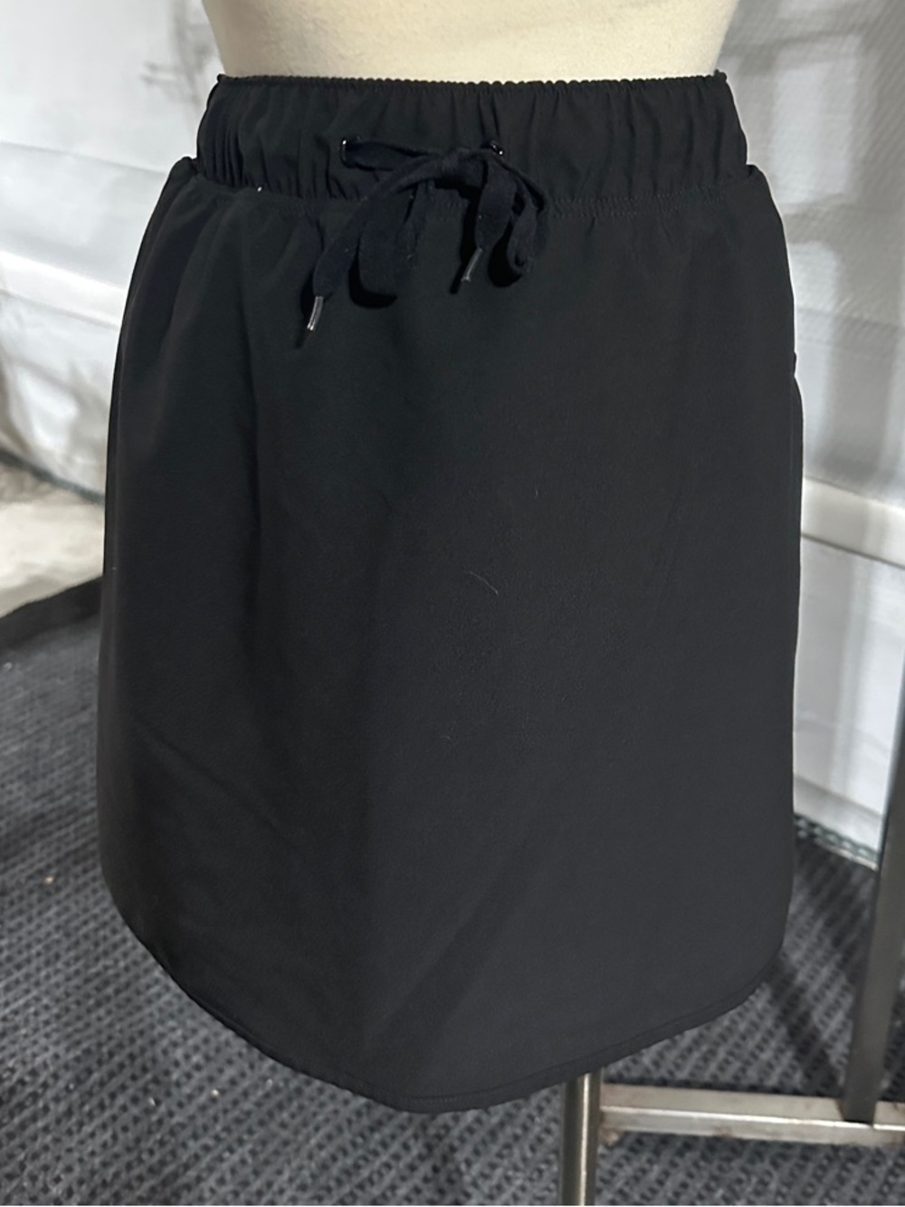 Slazenger Black Athletic Skort with Drawstring Waist